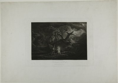 Cristo Tentato nel Deserto da John Martin