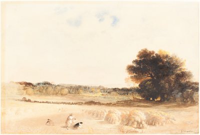 Spigolatrici nel campo di grano da John Martin