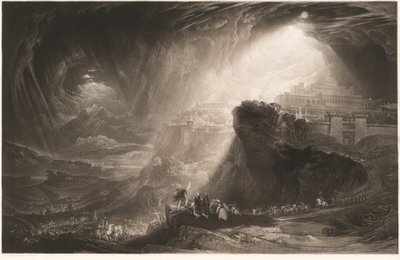 Giosuè Comanda al Sole di Fermarsi da John Martin