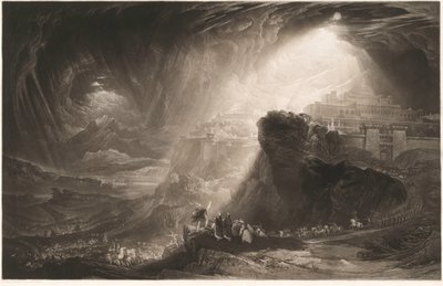 Giosuè ordina al sole di fermarsi da John Martin