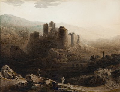 Chiaro di luna - Castello di Chepstow da John Martin