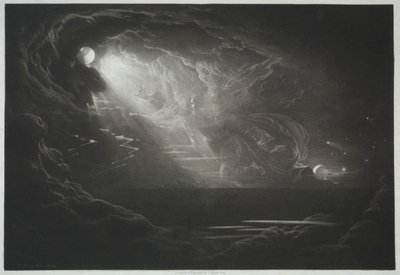 Paradiso Perduto: La Creazione della Luce, 1824 da John Martin