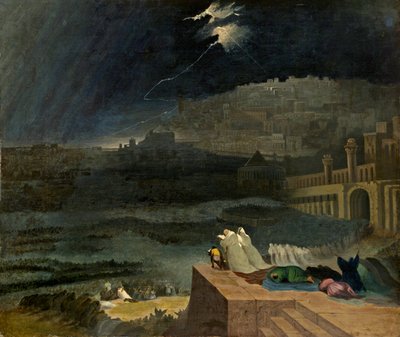 Pentimento di Ninive, c.1840 da John Martin