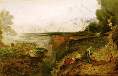 Studio per Il Giudizio Universale, c.1851-53 da John Martin