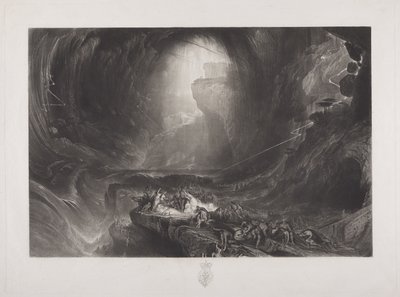 Il Diluvio, c.1828 da John Martin