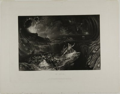 Il diluvio, da Illustrazioni della Bibbia da John Martin