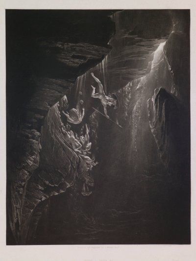 La caduta degli angeli ribelli, illustrazione per 