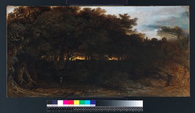 Crepuscolo nei boschi, 1850 da John Martin