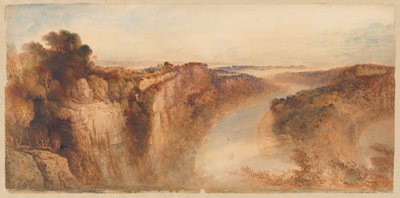 Veduta sul Fiume Wye, Verso Chepstow da John Martin