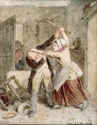 Una scena da Tom Jones, 1838 da John Massey Wright