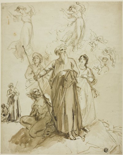 Studi originali per la Tempesta di Shakespeare da John Massey Wright