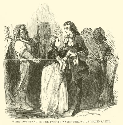 Illustrazione per Una storia tra due città di Charles Dickens da John McLenan