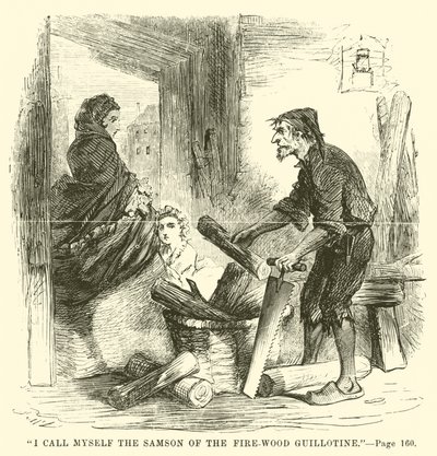 Illustrazione per Una storia tra due città di Charles Dickens da John McLenan