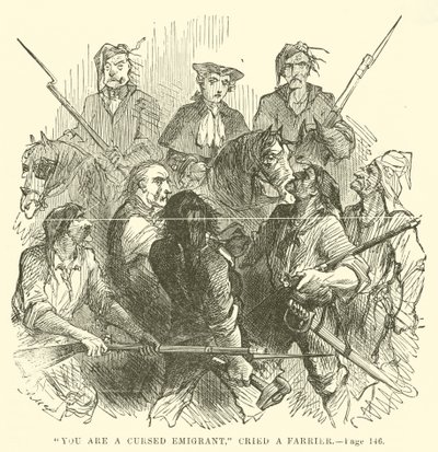 Illustrazione per Una storia tra due città di Charles Dickens da John McLenan