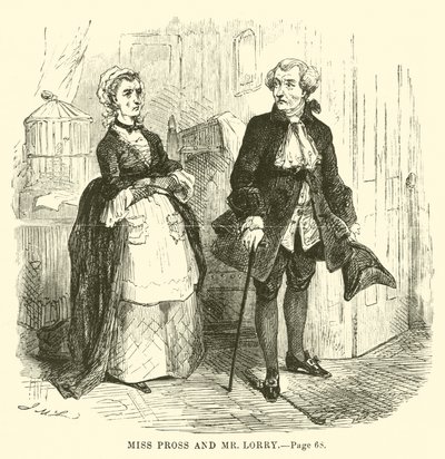 Illustrazione per Una storia tra due città di Charles Dickens da John McLenan