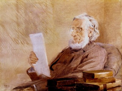 John Tyndall, fisico e alpinista irlandese, 1893 da John McLure Hamilton