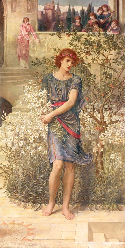 Il mio amato è sceso nel suo giardino, dal Cantico dei Cantici da John Melhuish Strudwick