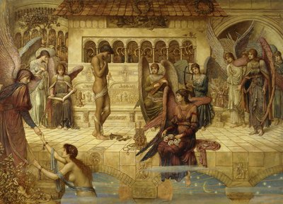 Le mura della casa di Dio da John Melhuish Strudwick