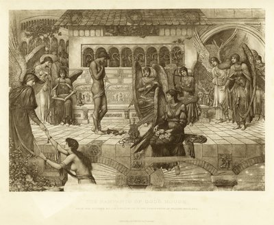 Le mura della casa di Dio da John Melhuish Strudwick