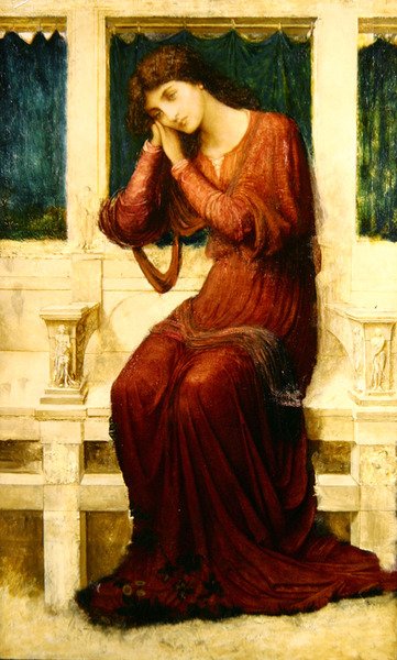 Quando il dolore arriva a Summerday le rose sbocciano invano da John Melhuish Strudwick