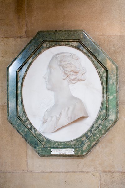 Bassorilievo di Margaret Cavendish, poi Duchessa di Portland, c.1723 da John Michael Rysbrack