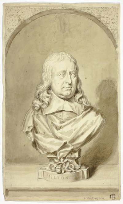 Busto di Milton da John Michael Rysbrack