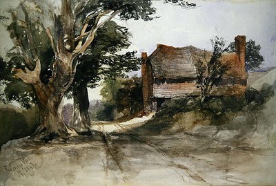 Un vecchio cottage a Tunbridge Wells da John Middleton