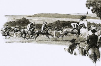 La corsa in piano più famosa della Gran Bretagna, il Derby da John Millar Watt
