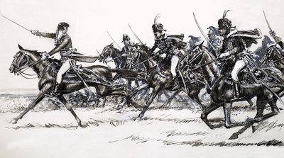 Carica di cavalleria da John Millar Watt