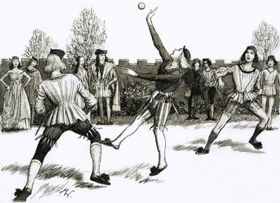 Jeu de Paume, una sorta di pallamano da John Millar Watt