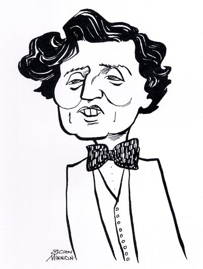 Alban Berg, caricatura - Compositore austriaco, 9 febbraio 1885 - 24 dicembre 1935 da John Minnion
