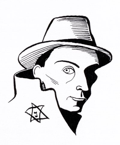Felix Nussbaum, caricatura da John Minnion