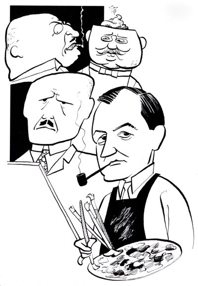 George Grosz, caricatura da John Minnion