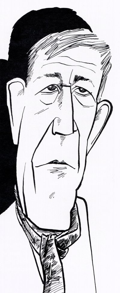 Oskar Kokoschka, caricature da John Minnion