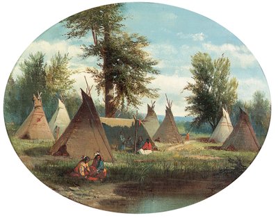 Campo Assiniboin da John Mix Stanley
