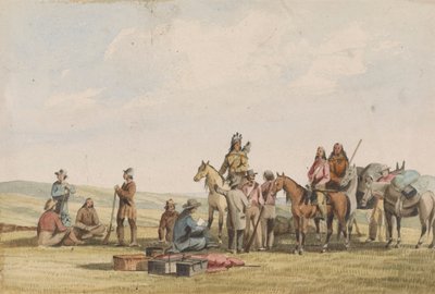 Il dispaccio del tenente Crovers - Ritorno del governatore Stevens a Fort Benton da John Mix Stanley