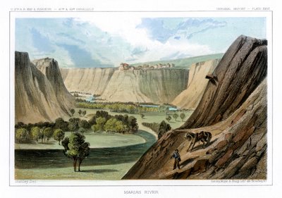 Il fiume Marias, Montana, USA, 1856 da John Mix Stanley
