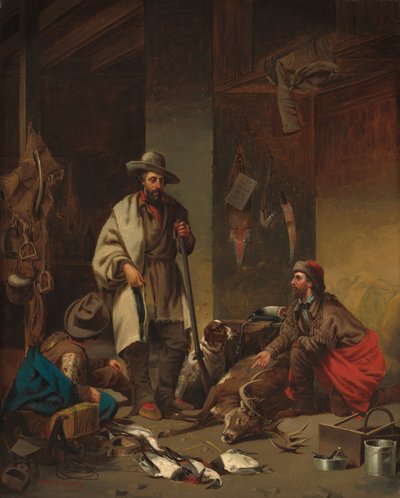 La Capanna del Trapper da John Mix Stanley