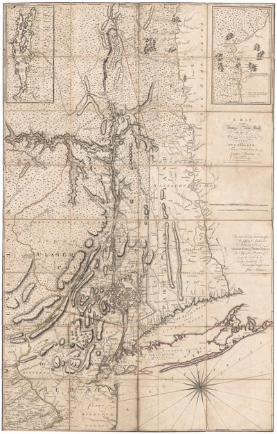 Mappa di New York di Montresor da John Montresor