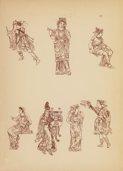Costume femminile greco antico da John Moyr Smith
