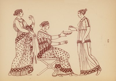 Costume femminile greco antico da John Moyr Smith