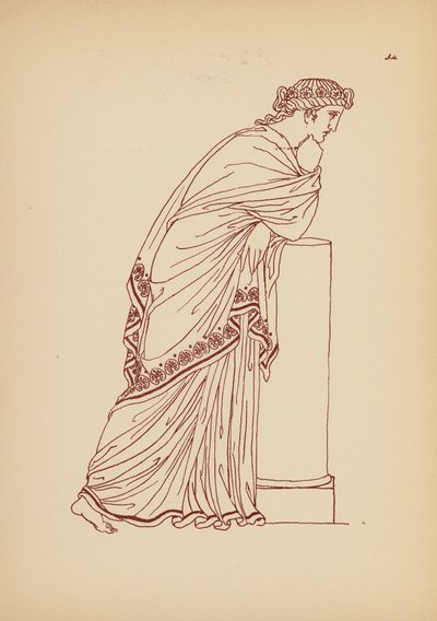 Costume femminile greco antico da John Moyr Smith