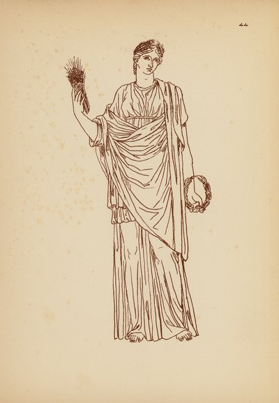 Costume femminile greco antico da John Moyr Smith