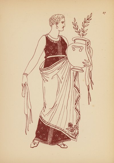 Costume femminile greco antico da John Moyr Smith