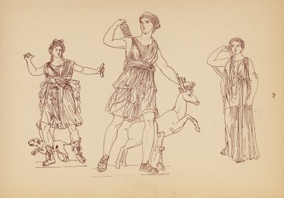 Costume femminile greco antico da John Moyr Smith