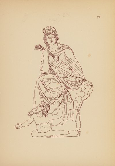 Costume femminile greco antico da John Moyr Smith