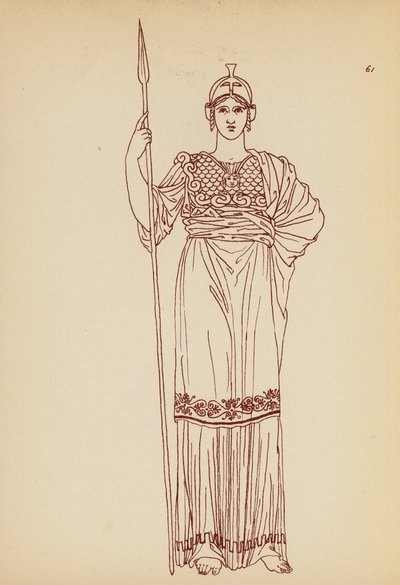 Costume femminile greco antico da John Moyr Smith