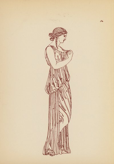 Costume Femminile Greco Antico da John Moyr Smith