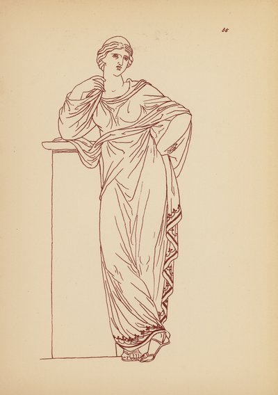 Costume Femminile Greco Antico da John Moyr Smith