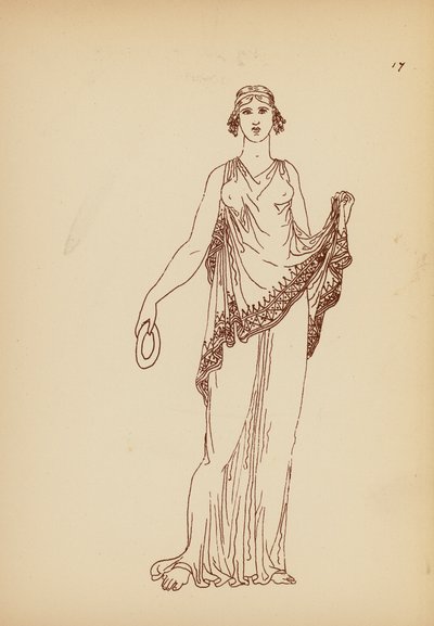 Costume Femminile Greco Antico da John Moyr Smith